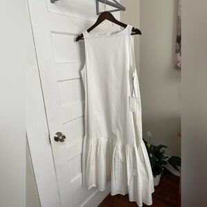 SZ L WILLOW WHITE MAXI DRESS